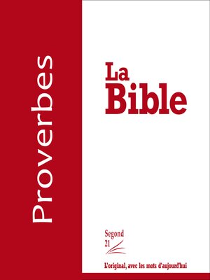 cover image of Proverbes